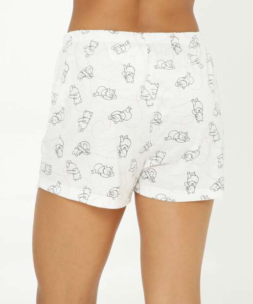 Pijama Feminino Pooh Alças Finas Disney