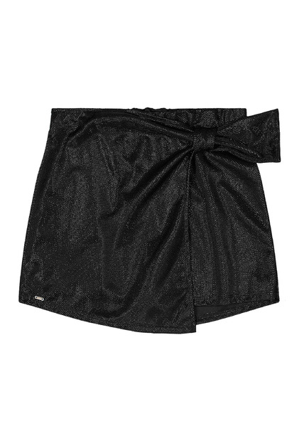 Conjunto Top Short-Saia Tecido Gloss