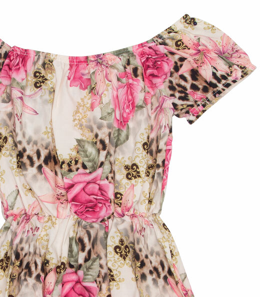 Vestido Infantil Ciganinha Infinita Cor Rosa