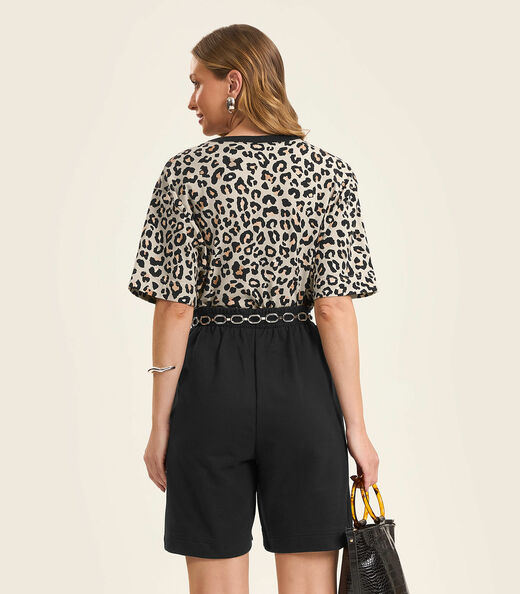 Blusa Feminina em Cotton Leve Rovitex Bege