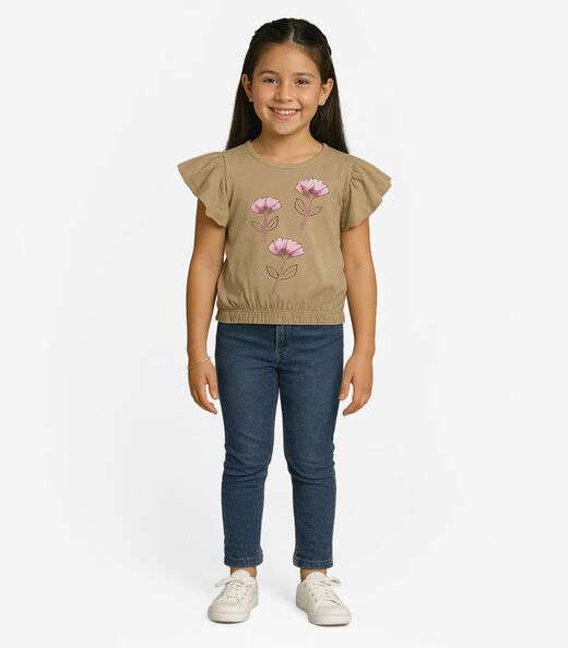 Image_Blusa Infantil Manga Curta Infinita Cor Rosa