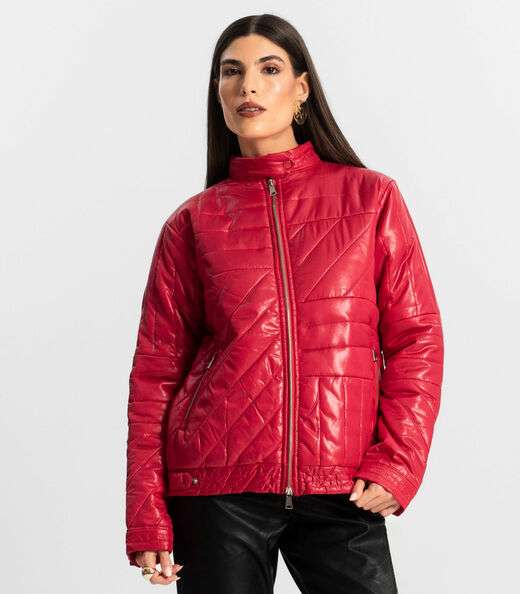 Jaqueta Feminina Em Microfibra Endless Rosa