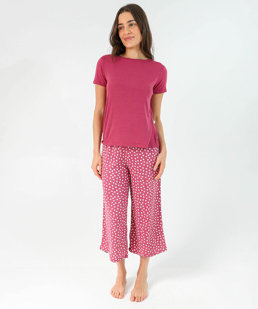Image_Pijama Feminino Capri Estampa Poá Marisa Rosa