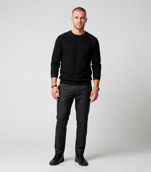 Blusão Masculino Malhão Maquinetado Diametro Preto