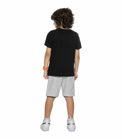 Conjunto Infantil Masculino Minetrick Trick Nick Preto