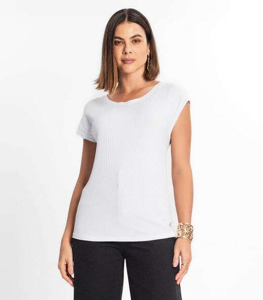 Image_Blusa Feminina Ribana Canelada Básica Rovitex Branco