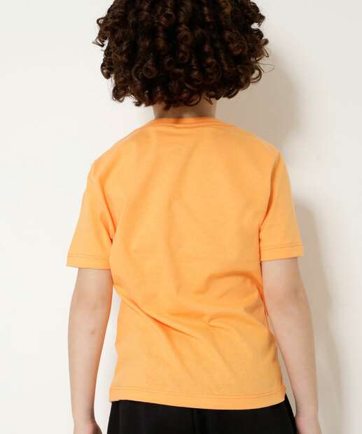 Camiseta Infantil Estampa Dinossauro MR Tam 4 a 10