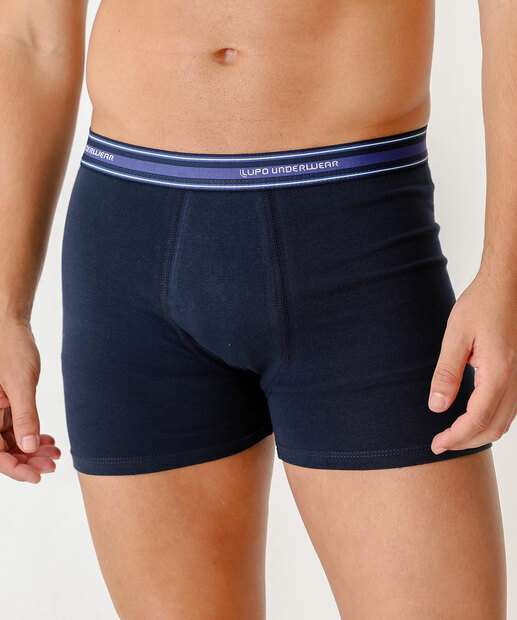 Kit Cueca Boxer Masculina Lupo