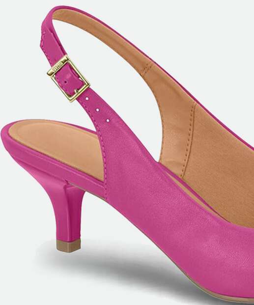 Scarpin Feminino Slingback Salto Fino Vizzano 