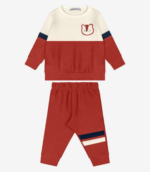 Conjunto Blusão Com Calça Trick Nick Laranja