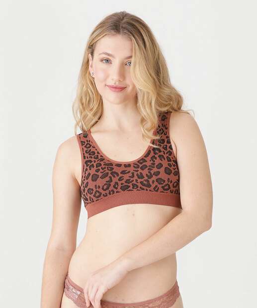 Image_Kit 2 Sutiãs Top Com Bojo Canelado Animal Print Marisa