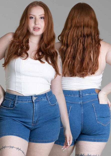 Shorts Jeans Sawary Plus Size - 278075