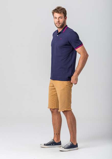 Camiseta Polo Rock e Soda Masculina