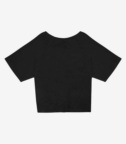 Blusa Feminina Lisa Infinita Cor Preto