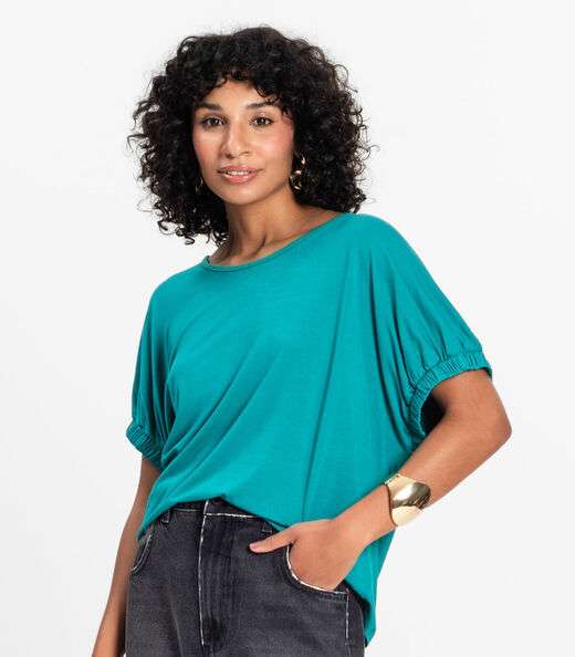 Blusa Feminina Viscose Infinita Cor Verde