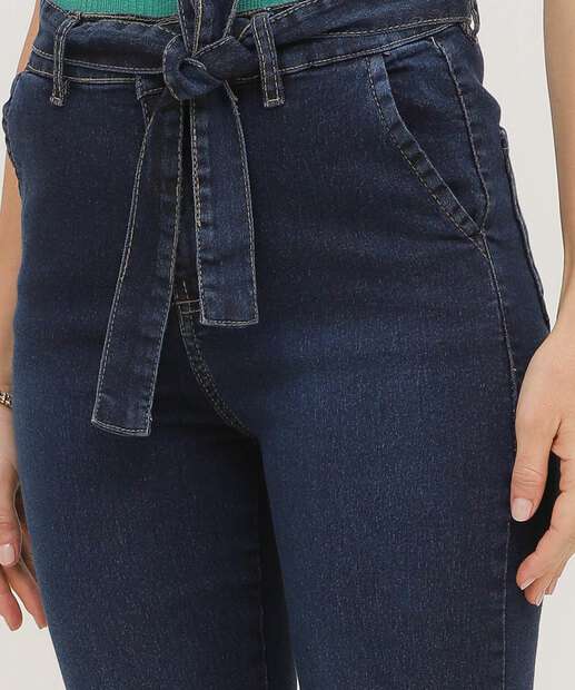  Calça Jeans Reta Clochard Feminina 