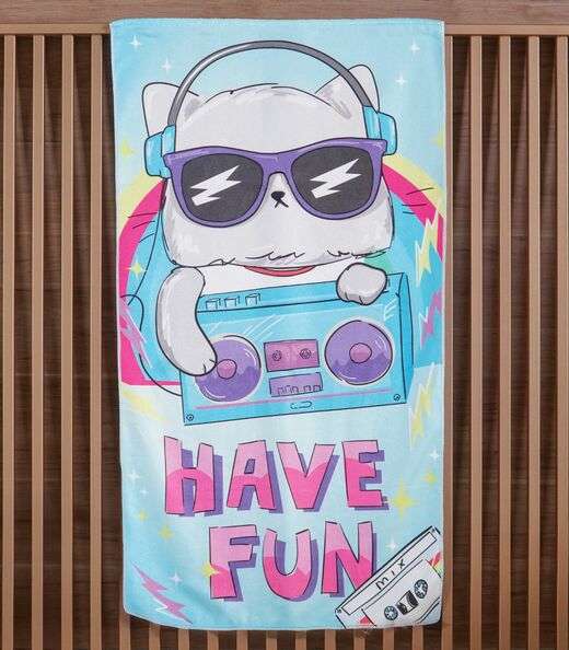 Image_Toalha De Praia Infantil Bene Casa Azul