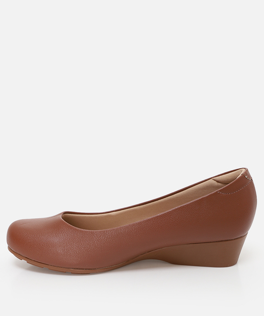 Scarpin Feminino Salto Anabela Modare Marrom