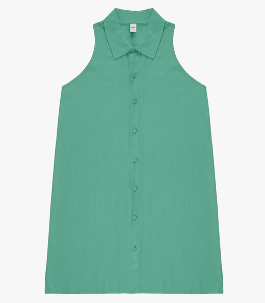 Image_Vestido Feminino Chemise Malha Viscose Rovitex Verde
