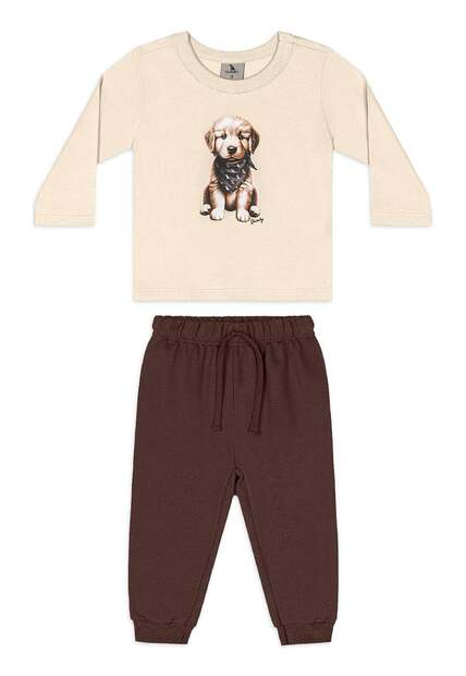 Image_Conjunto Bebê Camiseta Golden Calça Quimby