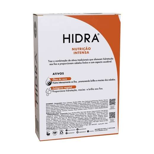 Kit Shampoo e Condicionador Hidra Óleo de Coco Salon Line 300ml