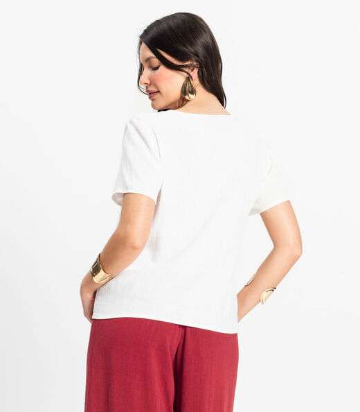 Blusa Feminina Comfy Select Branco