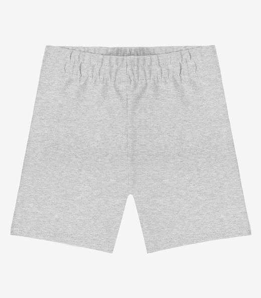 Bermuda Ciclista Infantil Básica Soletex Cinza