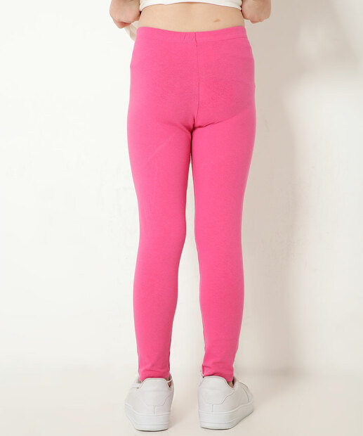 Calça Infantil Legging Básica Cotton Tam 4 a 10