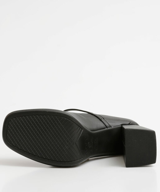 Scarpin Feminino Meia Pata Salto Grosso Beira Rio