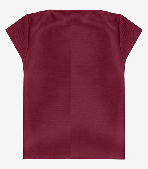 Blusa Feminina Em Tecido Classic Infinita Cor Vermelho