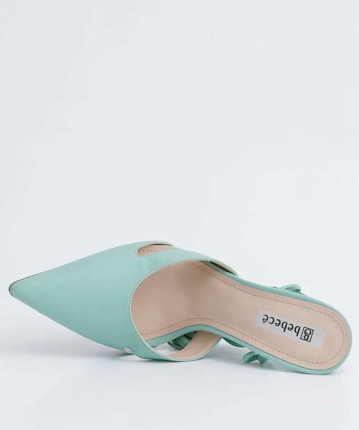 Scarpin Feminino Slingback Salto Fino Amarração Bebecê