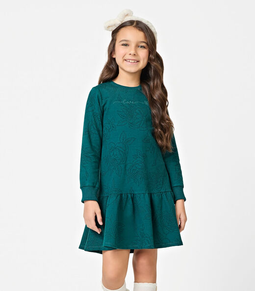 Image_Vestido Manga Longa Feminino Trick Nick Verde