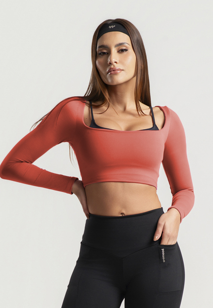 Image_Cropped Manga Longa Decote Quadrado Terracota Wemood