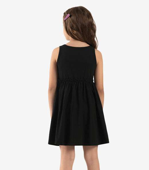 Vestido Infantil Rovi Kids Preto