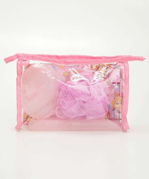 Kit de Viagem Feminino 4 Peças Patrulha Canina Nickelodeon