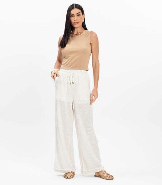 Regata Feminina em Ponto Roma Rovitex Marrom