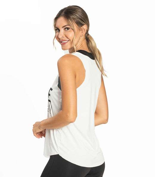 Regata Feminina Fitness FTK Branco