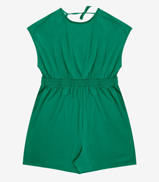 Macaquinho Feminino Malha Visco Infinita Cor Verde