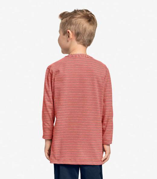 Camiseta Infantil Masculino Manga Longa Trick Nick Laranja