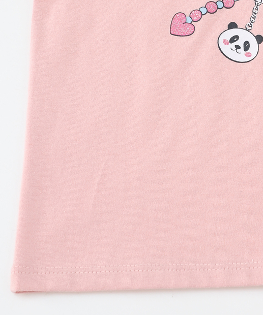 Blusa Infantil Estampa Stitch Disney Tam 4 a 10 Rosa