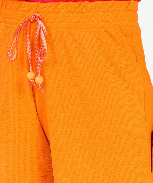 Calça Pantalona Feminina Textura Amarração Marisa