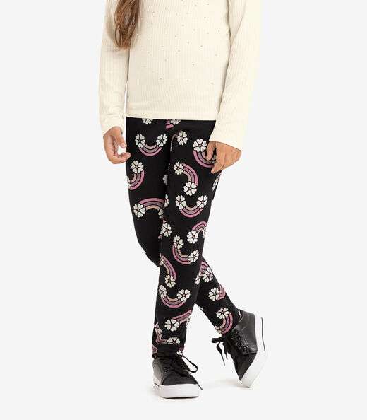 Legging Infantil Estampada Rovi Kids Preto