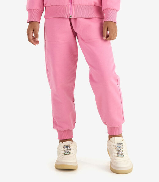 Conjunto Jaqueta  e Calça Moletom Rovi Kids Rosa