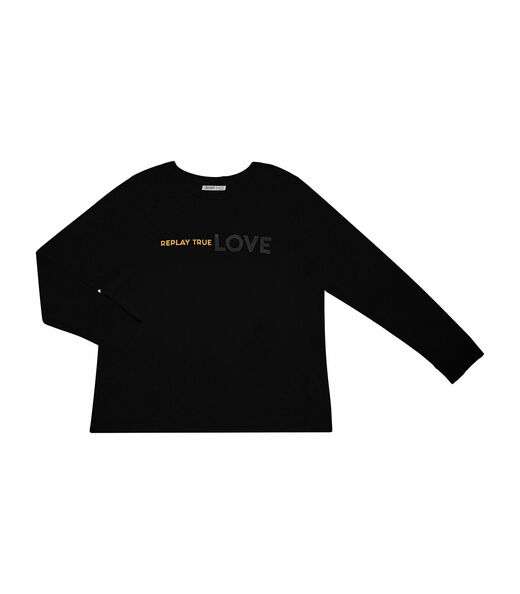 Blusao Molecoton de Viscose Secret Glam Preto