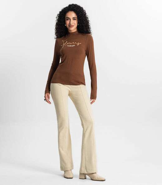 Blusa Feminina Rovitex Marrom