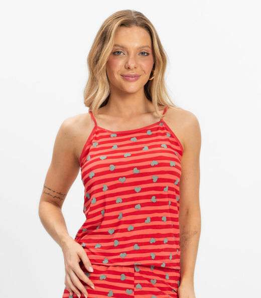 Short Doll Curto Feminino De Liganete Bella Ana Vermelho