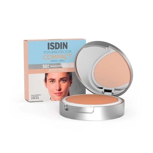 Image_Kit com 2 Unidades de Protetor Solar Facial Compacto FPS 50e Isdin Areia 10g