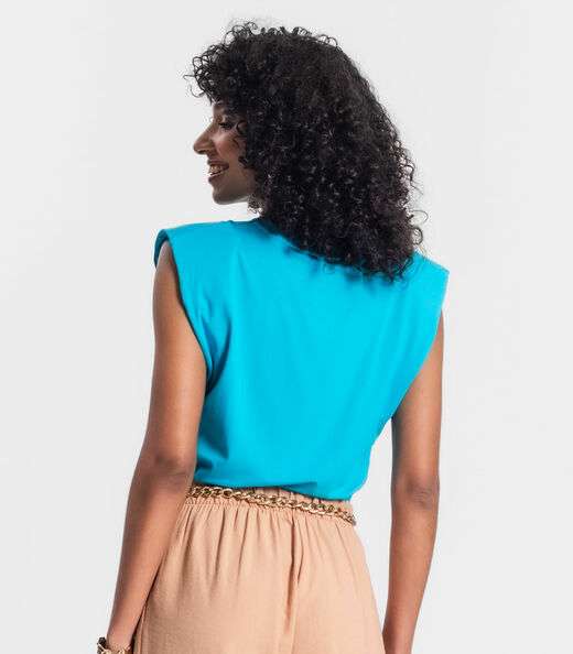 Regata Feminina Rovitex Azul