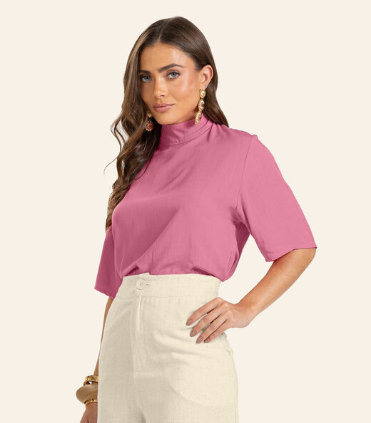 Image_Blusa Viscose Slub Feminina Endless Rosa