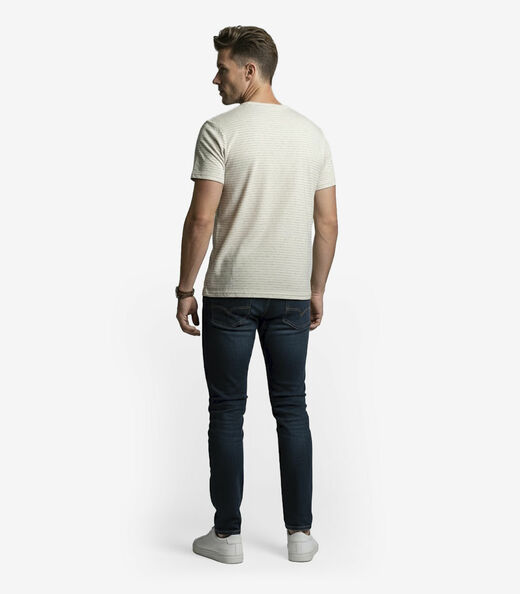 Camiseta Masculina Texturizada Select Bege